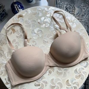 NWOT maiden form removable strap nude bra
